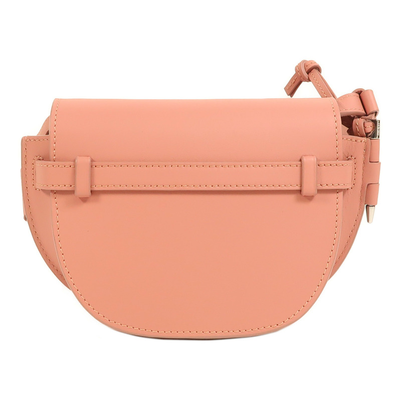 LOEWE 牛皮皮革Mini Gate銀扣肩背袋-1