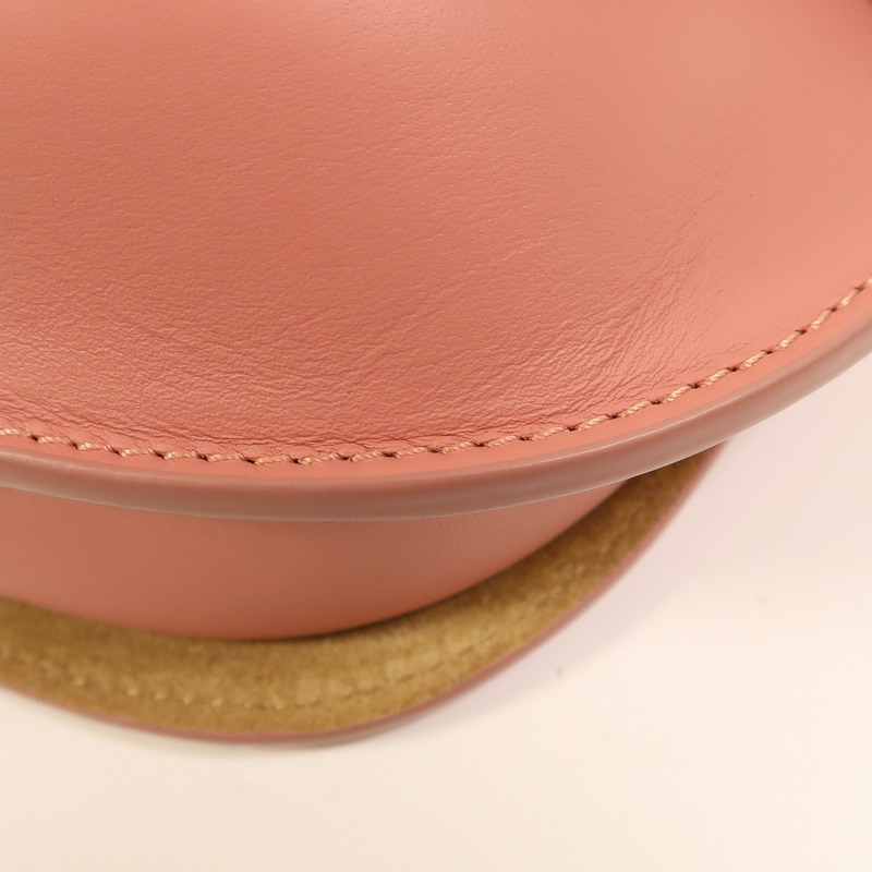 LOEWE 牛皮皮革Mini Gate銀扣肩背袋-9