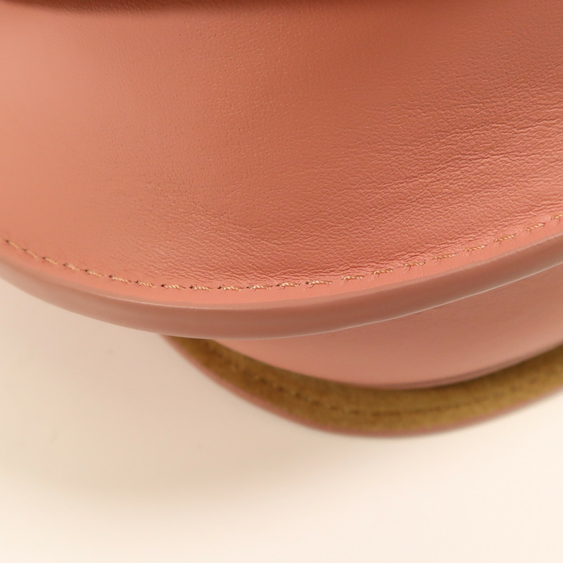 LOEWE 牛皮皮革Mini Gate銀扣肩背袋-12