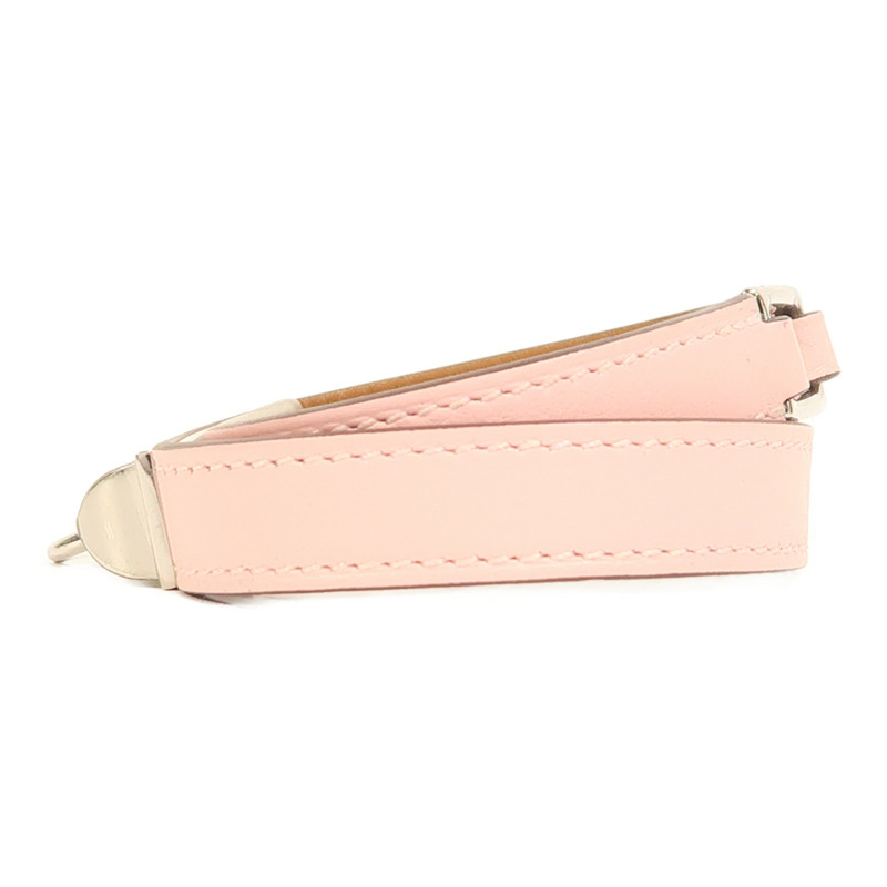 HERMES Swift皮革Rivale Double Tour手鐲-1