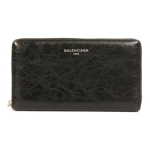 BALENCIAGA 牛皮皮革Long Wallet銀扣長錢包
