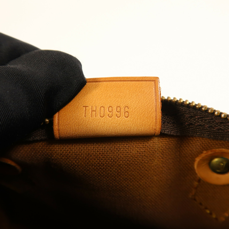 LOUIS VUITTON Monogram Speedy Mini金扣手挽袋棕色-6