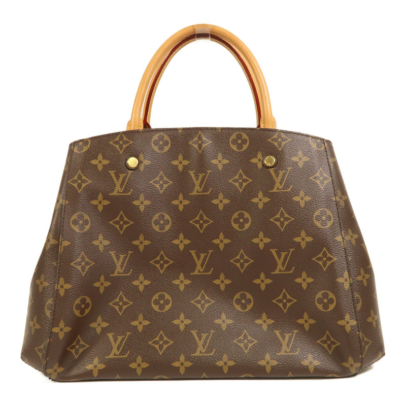 LOUIS VUITTON Monogram Montaigne MM金扣手挽肩背兩用袋-1