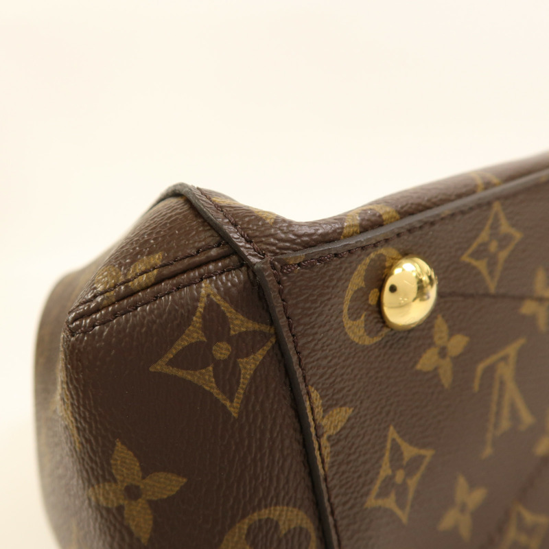 LOUIS VUITTON Monogram Montaigne MM金扣手挽肩背兩用袋-11