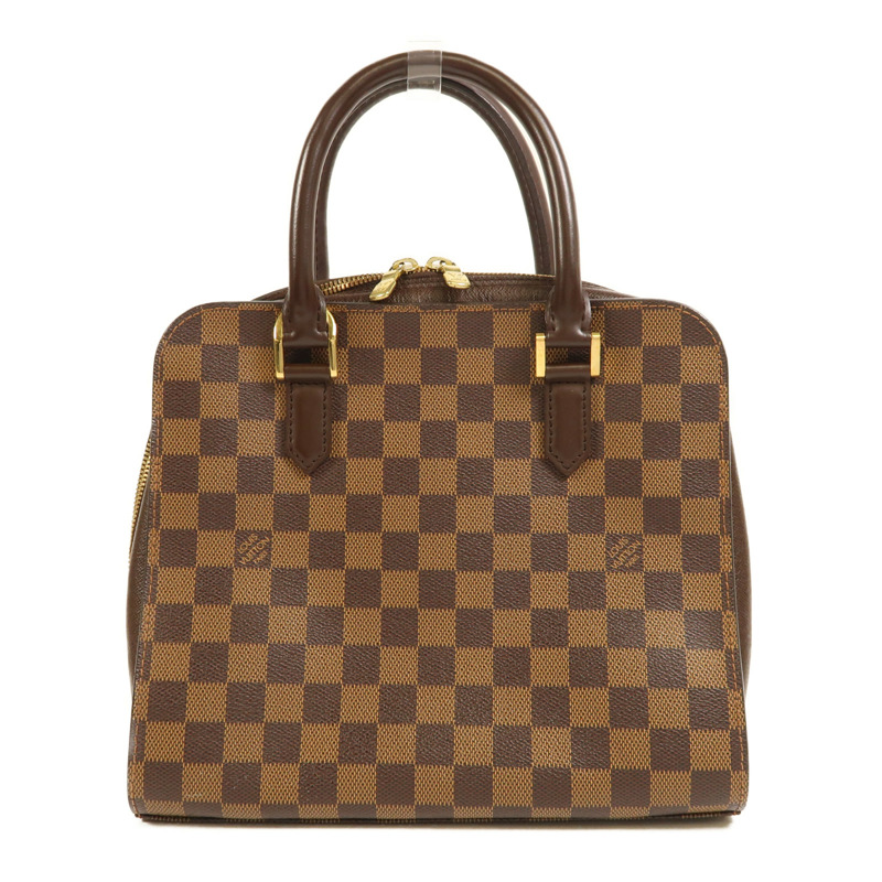 LOUIS VUITTON Damier Triana金扣手挽袋-1