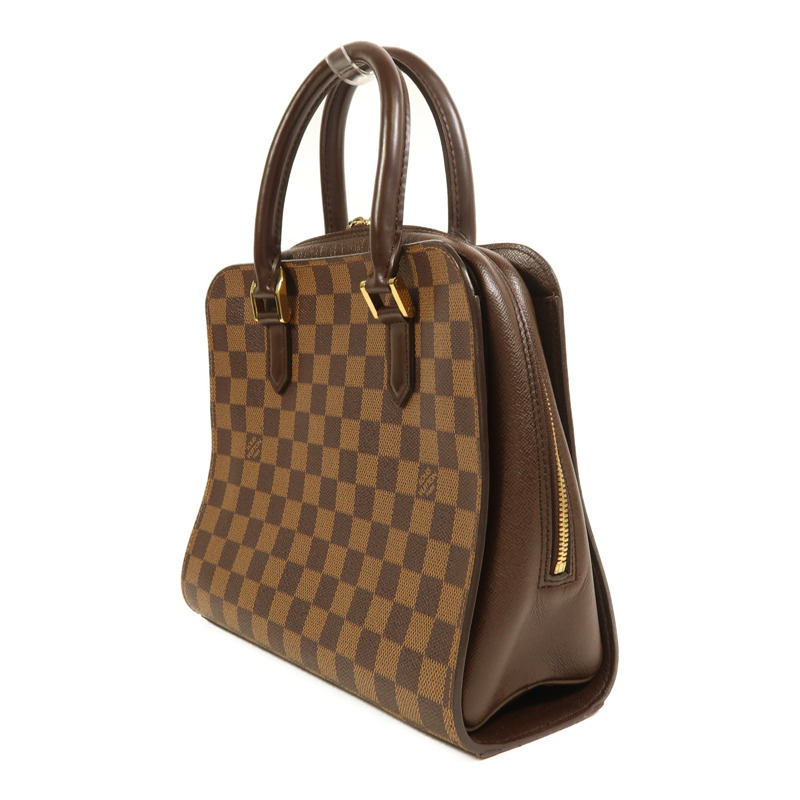 LOUIS VUITTON Damier Triana金扣手挽袋-2