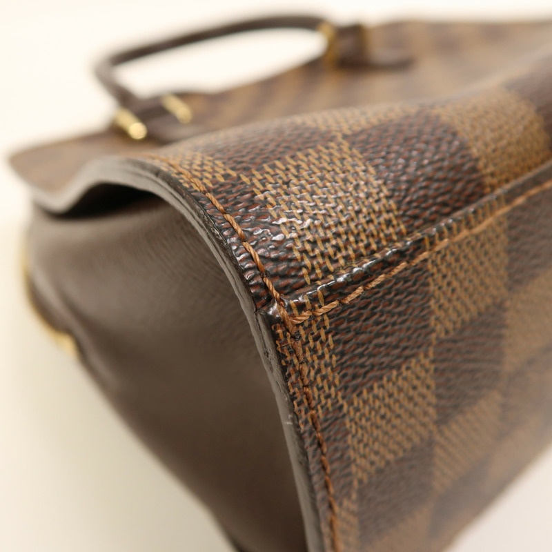 LOUIS VUITTON Damier Triana金扣手挽袋-11