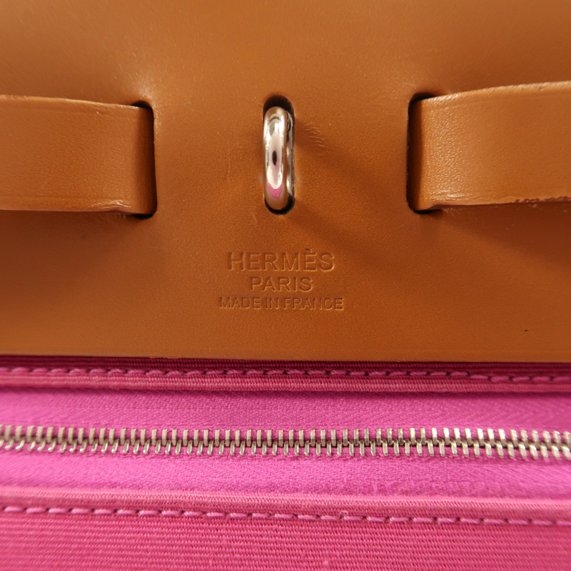 HERMES 帆布Herbag PM手挽肩背兩用袋-5