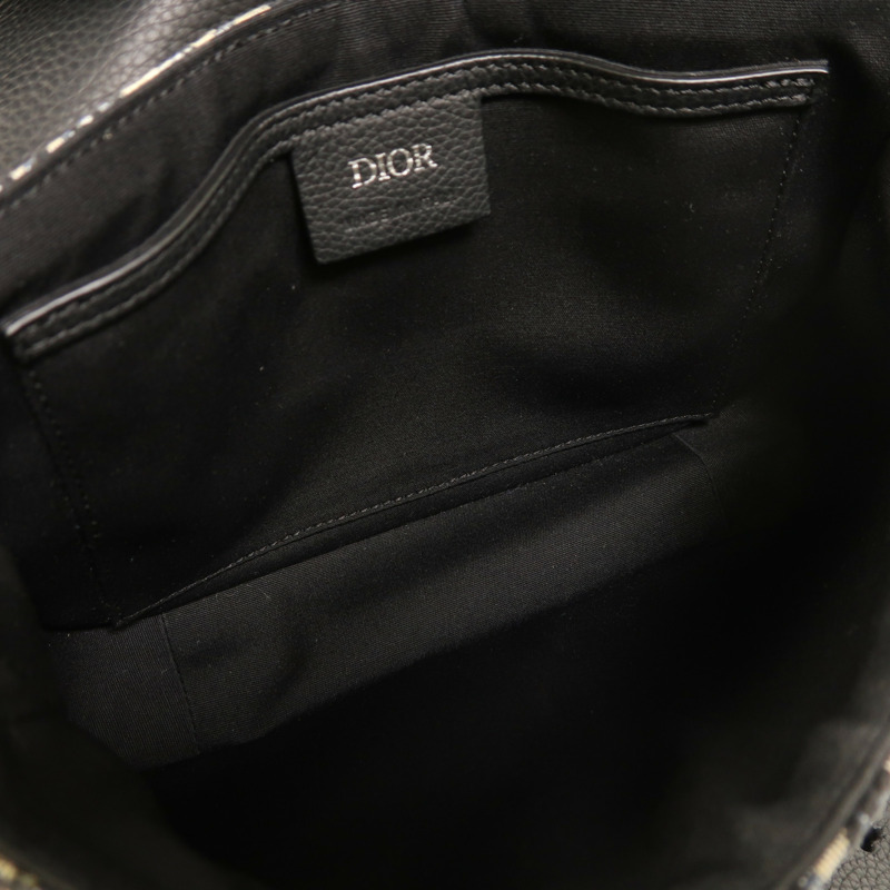 Dior 帆布Saddle肩背袋-4