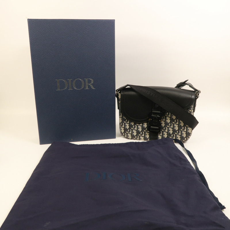 Dior 帆布Saddle肩背袋-8
