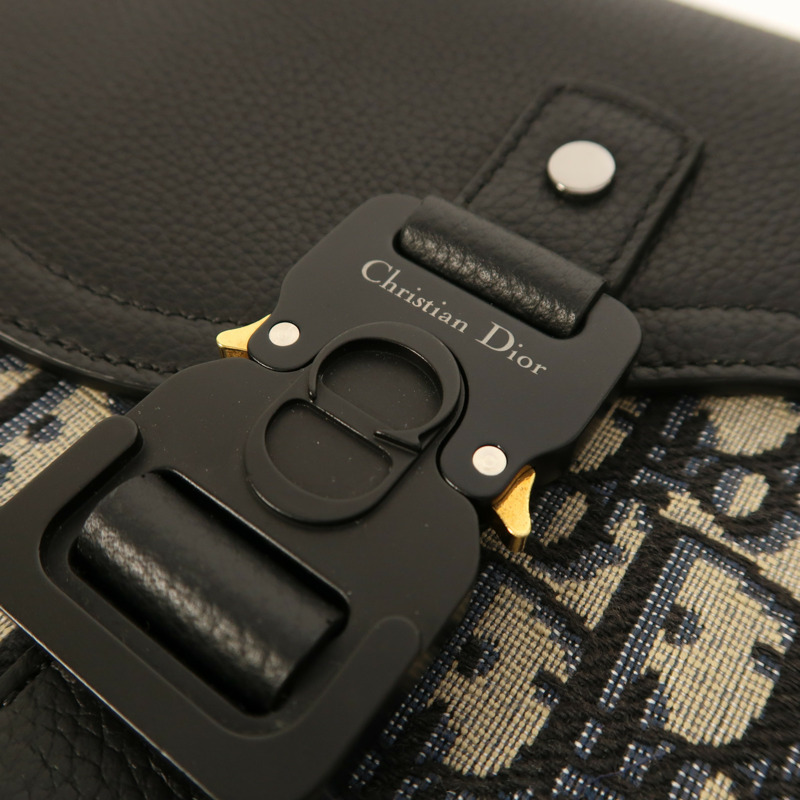 Dior 帆布Saddle肩背袋-9