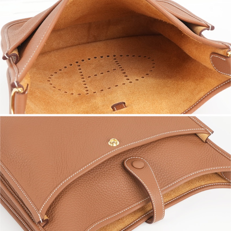 金釦 Evelyne 29 斜背包 (金棕色)-5