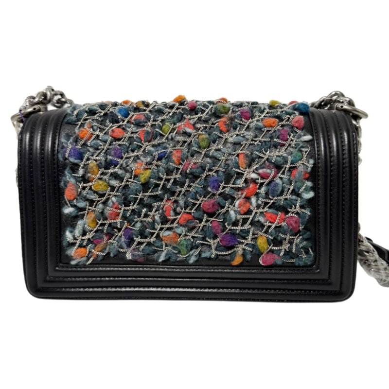 [ 2421] 香奈兒 CHANEL LEBOY 黑銀 大號 牛皮-1