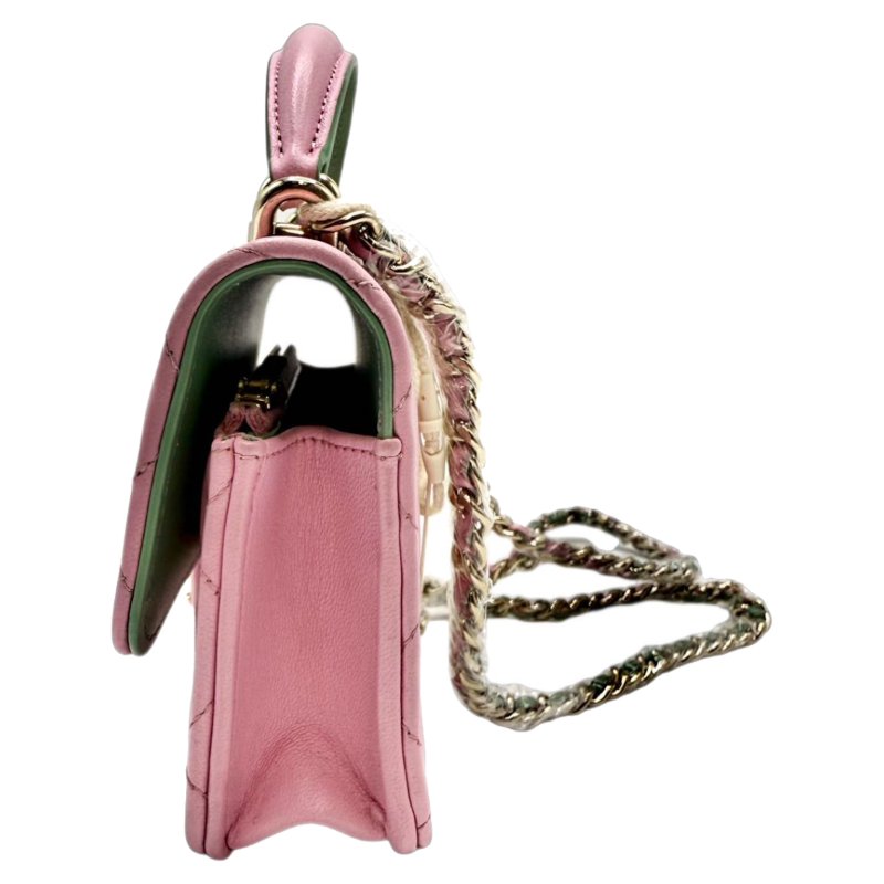 [ 2506 ] 香奈兒 CHANEL CF 粉色 中號 牛皮-2