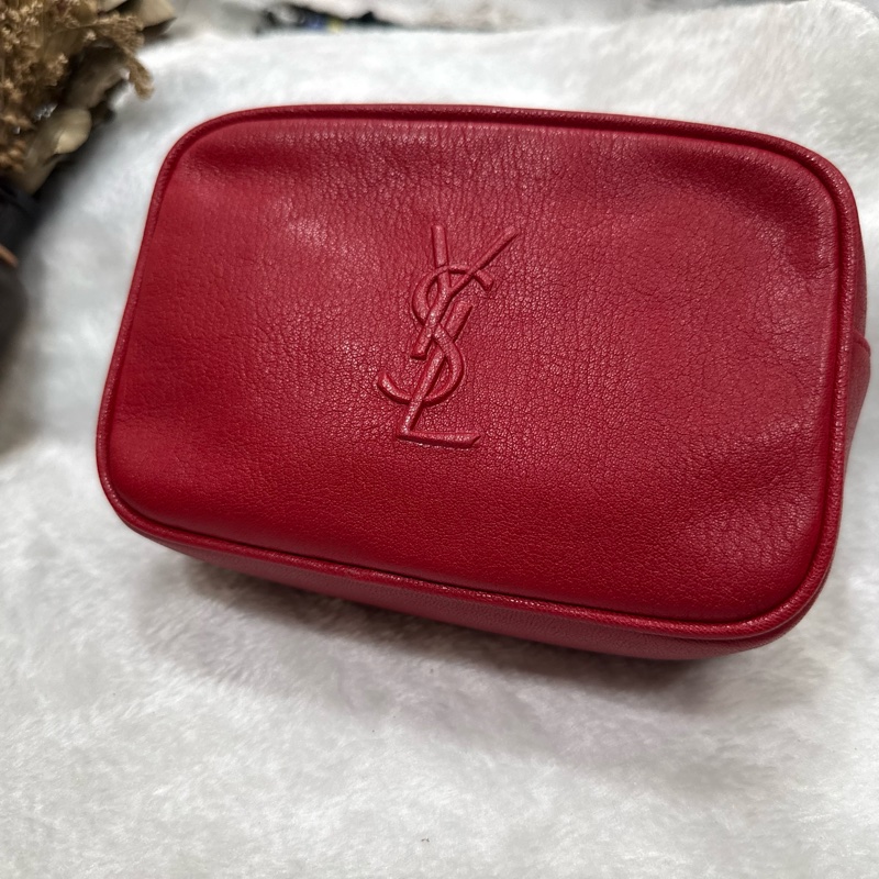 YSL 全新紅色 全皮腰包 527096 Belt bag-1