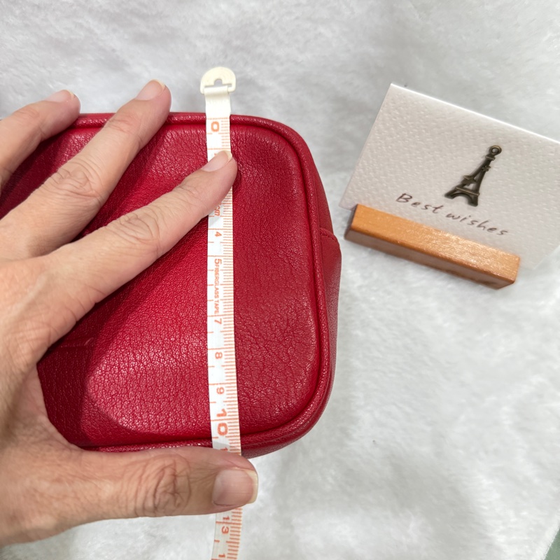 YSL 全新紅色 全皮腰包 527096 Belt bag-5