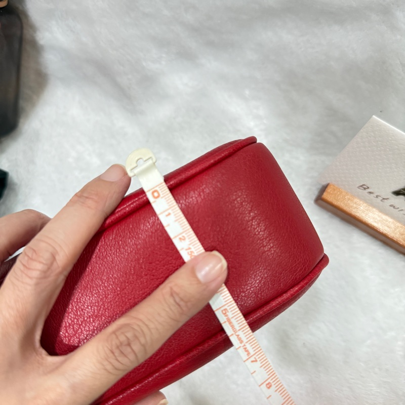 YSL 全新紅色 全皮腰包 527096 Belt bag-6