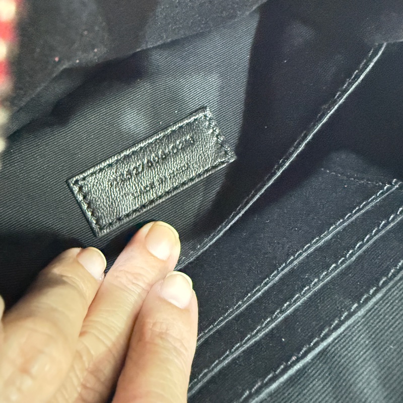 YSL 全新紅色 全皮腰包 527096 Belt bag-20