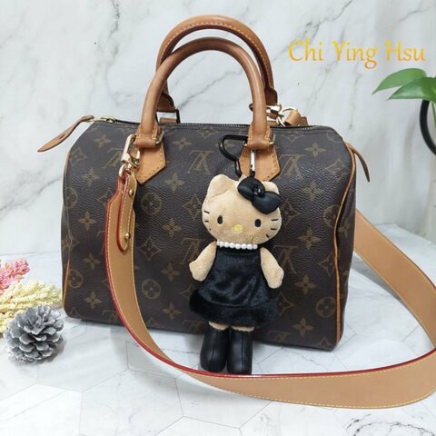 LV Speedy 25 cm🎀現品實拍 🎀 Vintage 波士頓包~二手品（不議價)