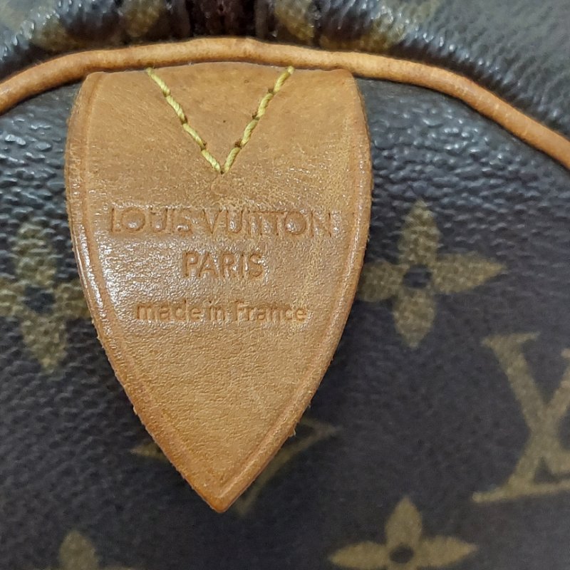 LV Speedy 25 cm🎀現品實拍 🎀 Vintage 波士頓包~二手品（不議價)-26