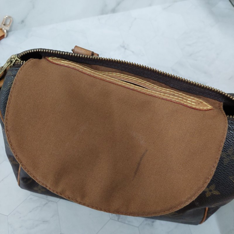 LV Speedy 25 cm🎀現品實拍 🎀 Vintage 波士頓包~二手品（不議價)-42