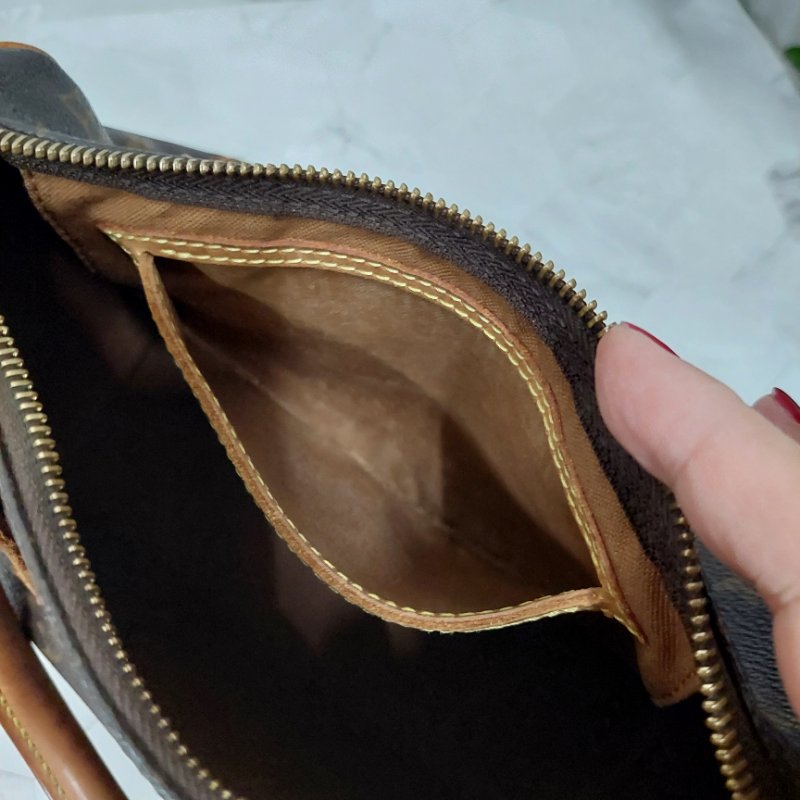 LV Speedy 25 cm🎀現品實拍 🎀 Vintage 波士頓包~二手品（不議價)-68