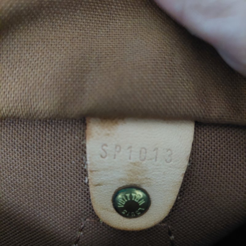 LV Speedy 25 cm🎀現品實拍 🎀 Vintage 波士頓包~二手品（不議價)-95