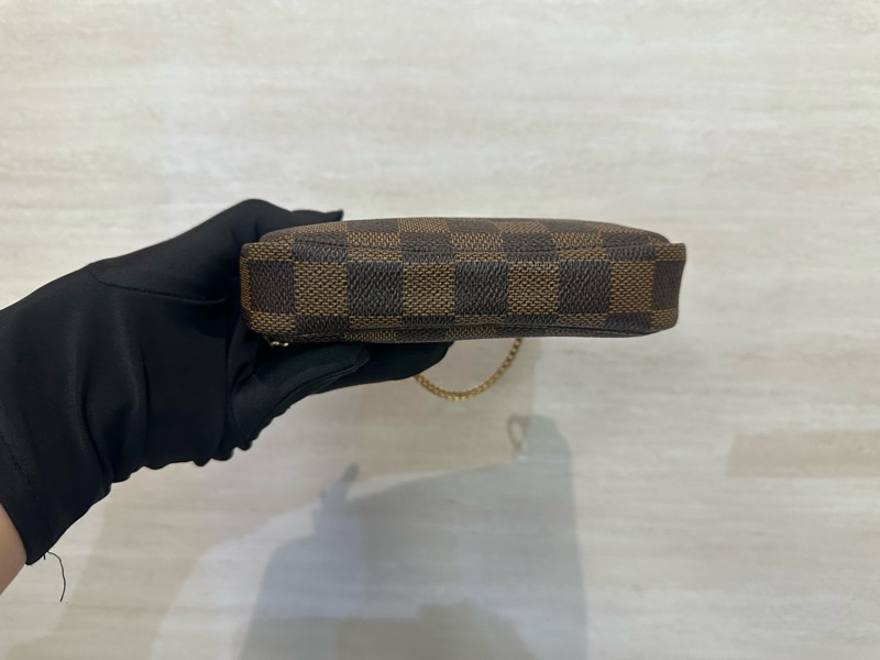 LV 咖格金釦Mini麻將包N58009-2