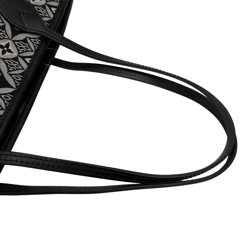 黑色 原花 Jacquard帆布 Neverfull MM 托特包 肩背包【LOUIS VUITTON LV 路易威登】 M57230-13