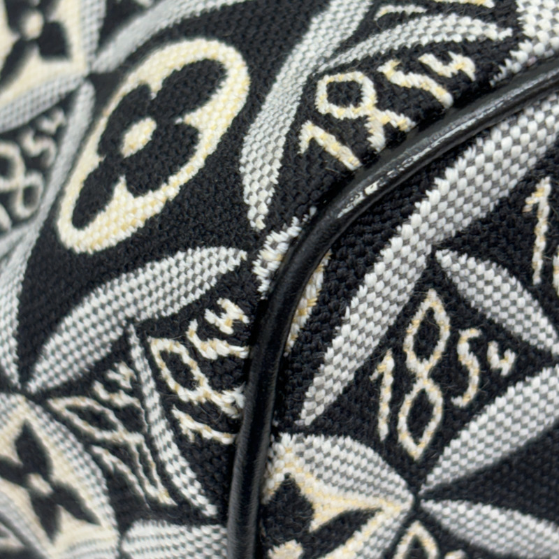 黑色 原花 Jacquard帆布 Neverfull MM 托特包 肩背包【LOUIS VUITTON LV 路易威登】 M57230-15