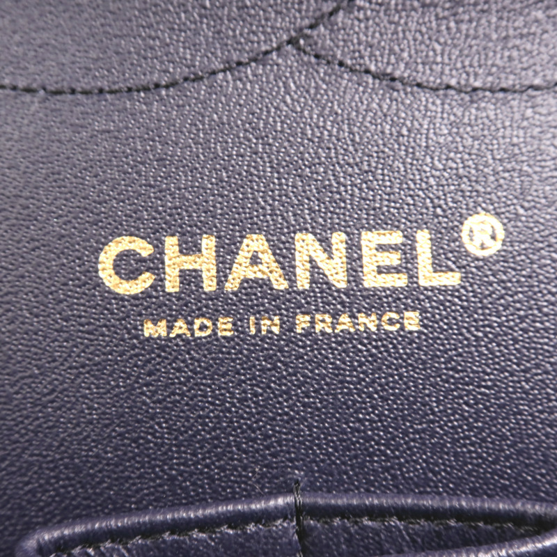 CHANEL 牛皮皮革Large Classic金扣鏈帶肩背袋-5