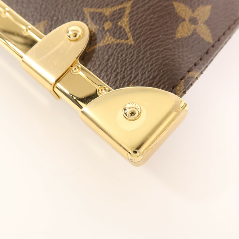 LOUIS VUITTON Monogram Lucky Trunk金扣手挽肩背兩用袋-8