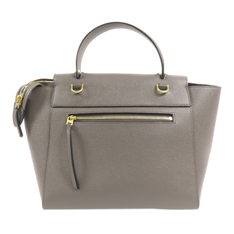 CELINE 牛皮皮革Nano Belt Bag金扣手挽肩背兩用袋-1