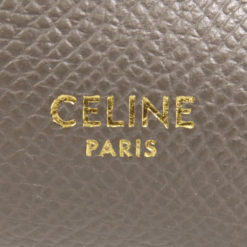 CELINE 牛皮皮革Nano Belt Bag金扣手挽肩背兩用袋-5