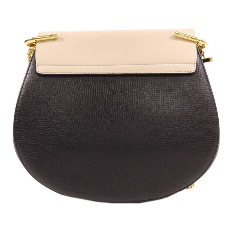 Chloe 牛皮皮革Drew Bag金扣鏈帶肩背袋-1