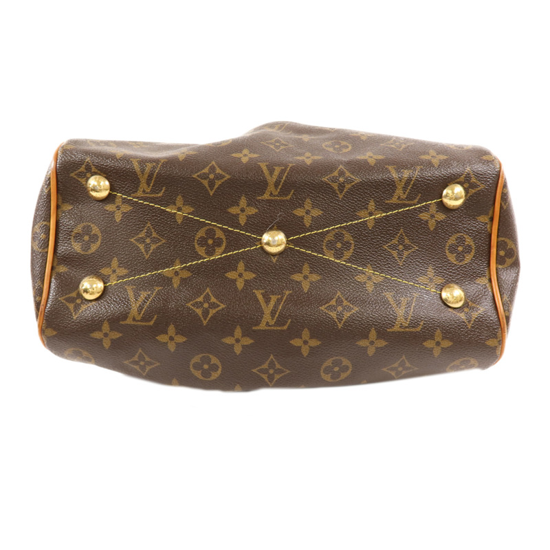 LOUIS VUITTON Monogram Tivoli PM金扣手挽袋-3