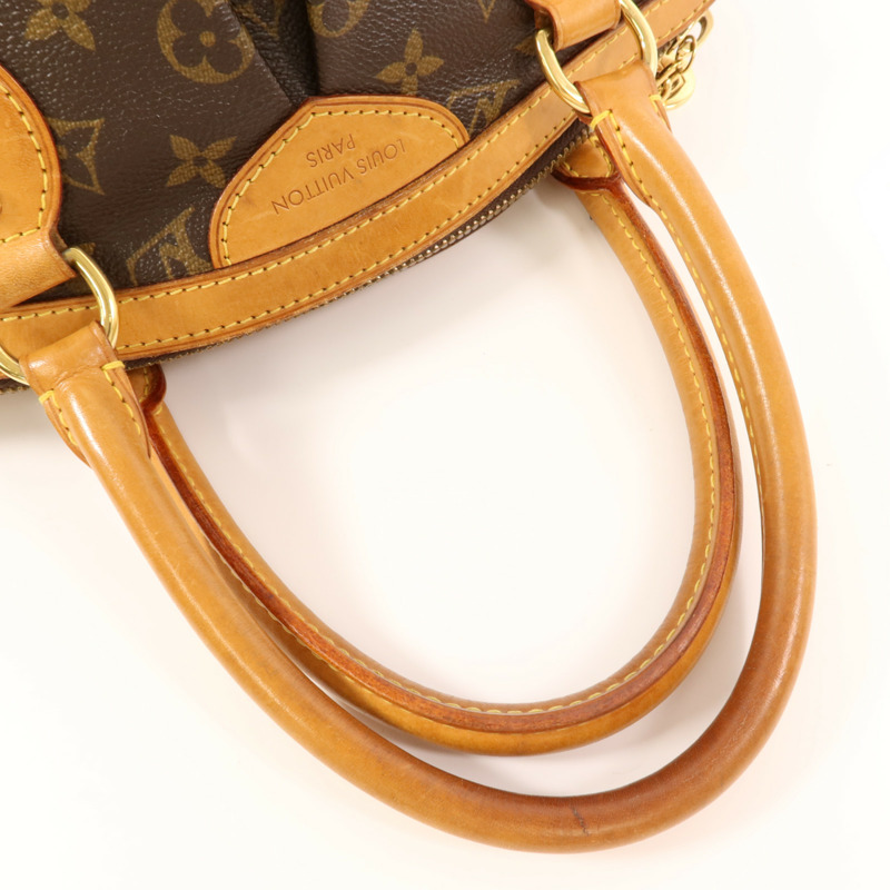 LOUIS VUITTON Monogram Tivoli PM金扣手挽袋-7