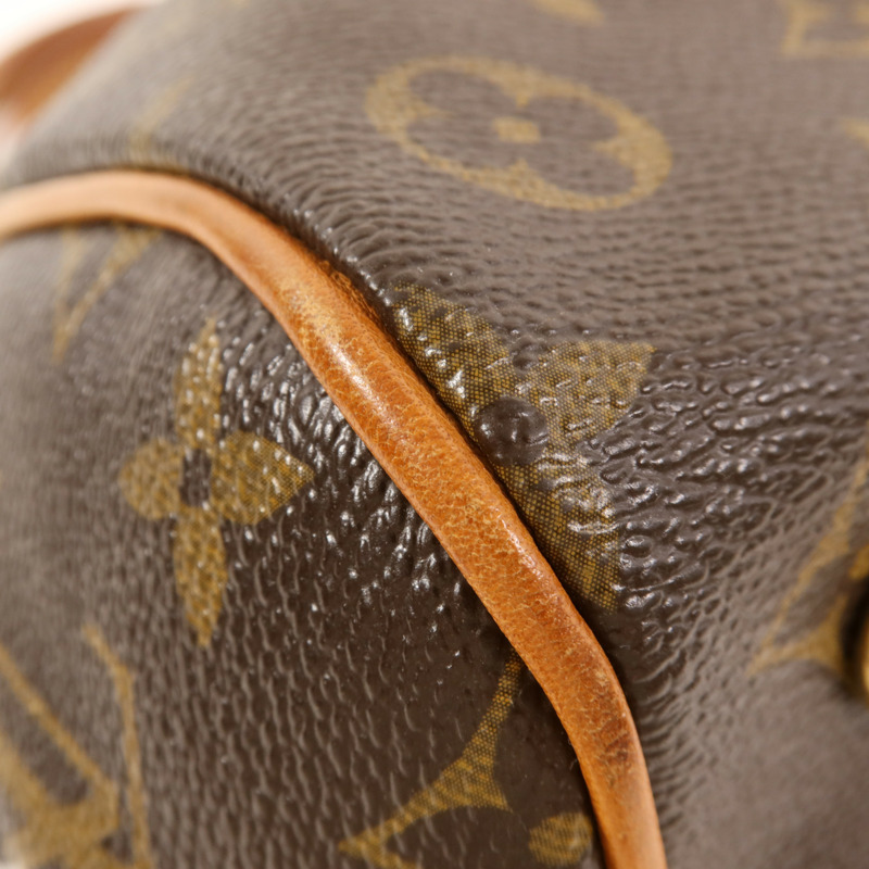 LOUIS VUITTON Monogram Tivoli PM金扣手挽袋-9