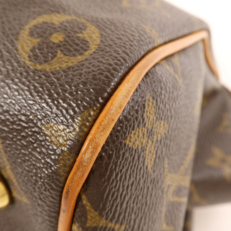 LOUIS VUITTON Monogram Tivoli PM金扣手挽袋-10