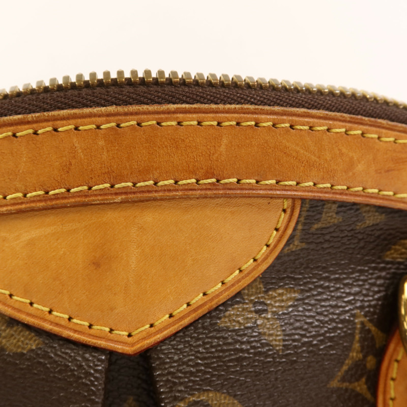 LOUIS VUITTON Monogram Tivoli PM金扣手挽袋-14