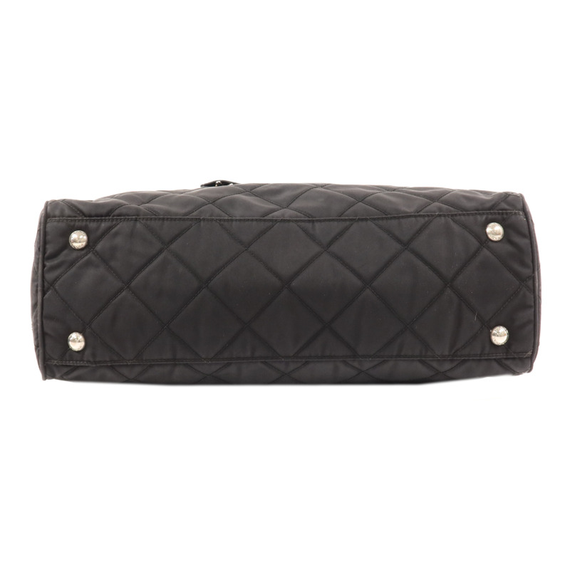 PRADA 尼龍Chain Shoulder銀扣鏈帶肩背袋-3