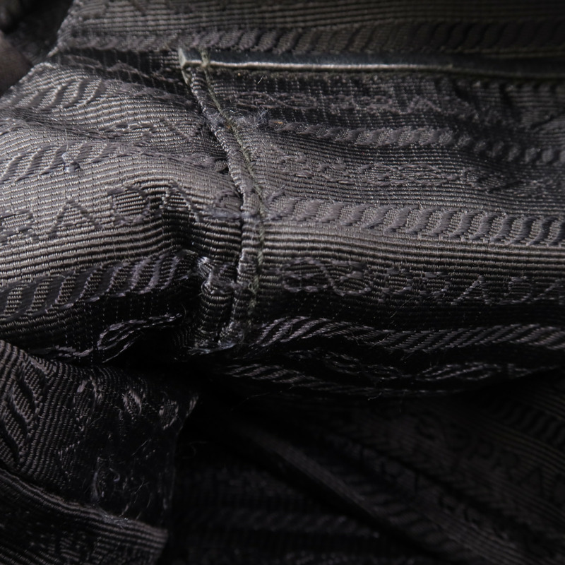 PRADA 尼龍Chain Shoulder銀扣鏈帶肩背袋-13