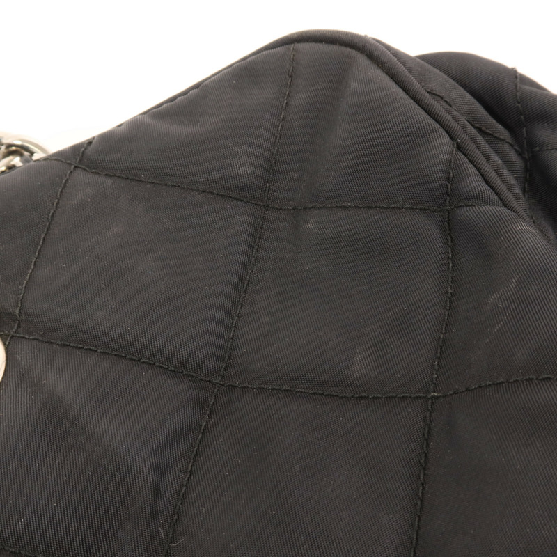 PRADA 尼龍Chain Shoulder銀扣鏈帶肩背袋-14