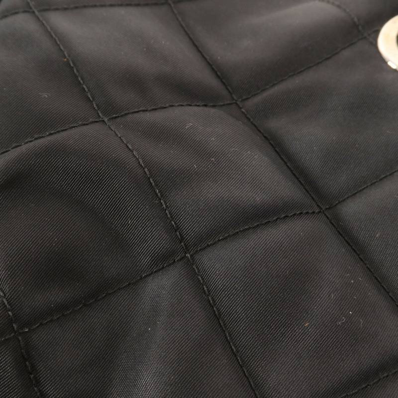 PRADA 尼龍Chain Shoulder銀扣鏈帶肩背袋-17