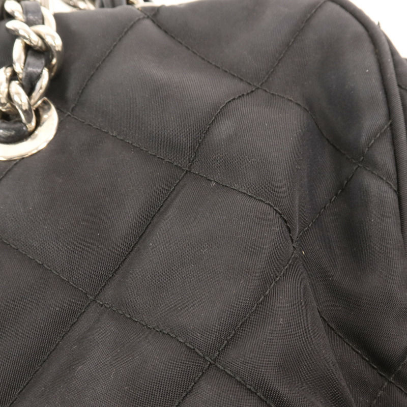 PRADA 尼龍Chain Shoulder銀扣鏈帶肩背袋-18