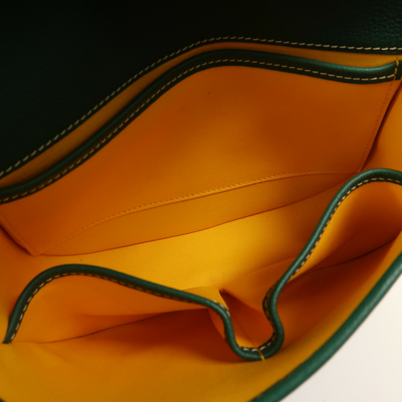 GOYARD 塗層帆布Belvedere PM銀扣肩背袋-4