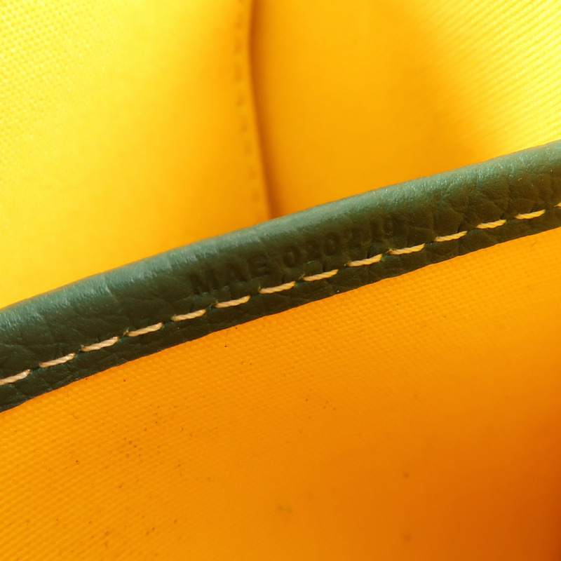 GOYARD 塗層帆布Belvedere PM銀扣肩背袋-6