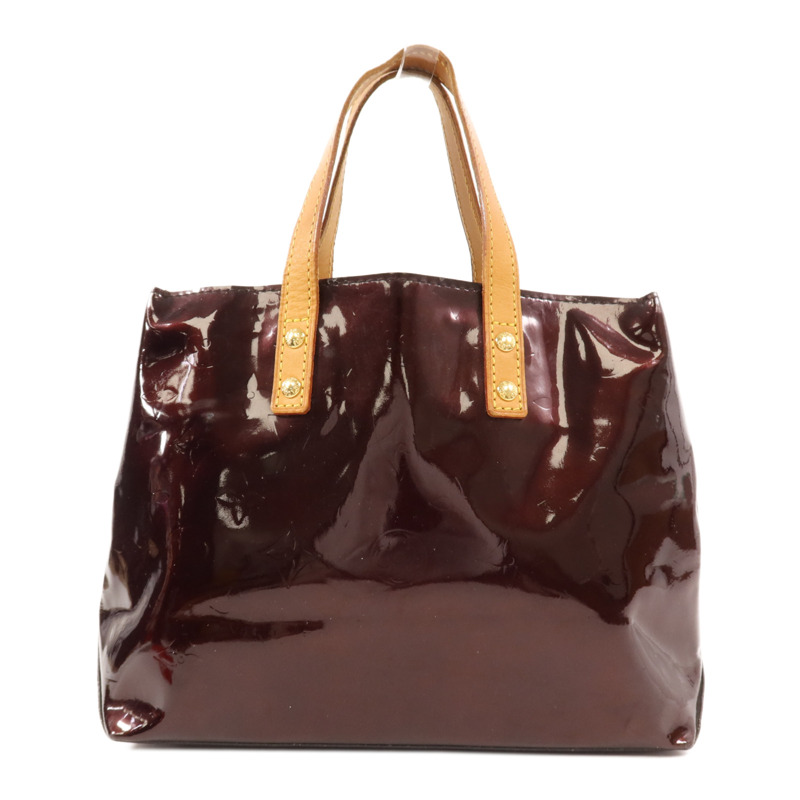 LOUIS VUITTON Monogram Vernis Reade PM金扣手挽袋-0
