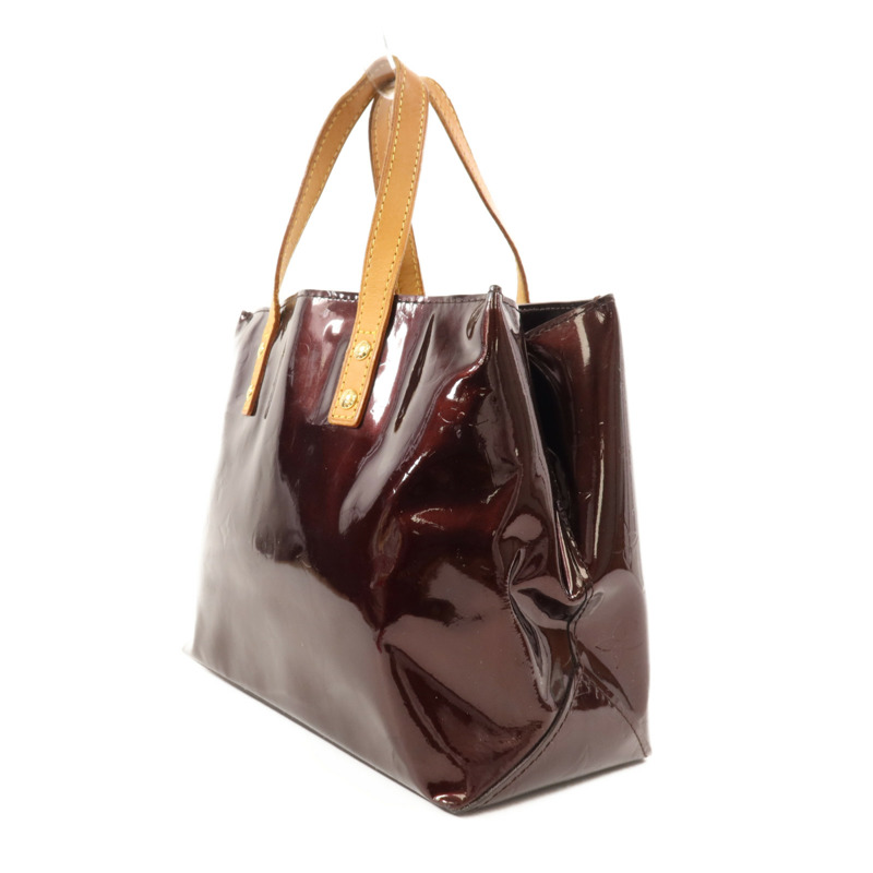 LOUIS VUITTON Monogram Vernis Reade PM金扣手挽袋-2