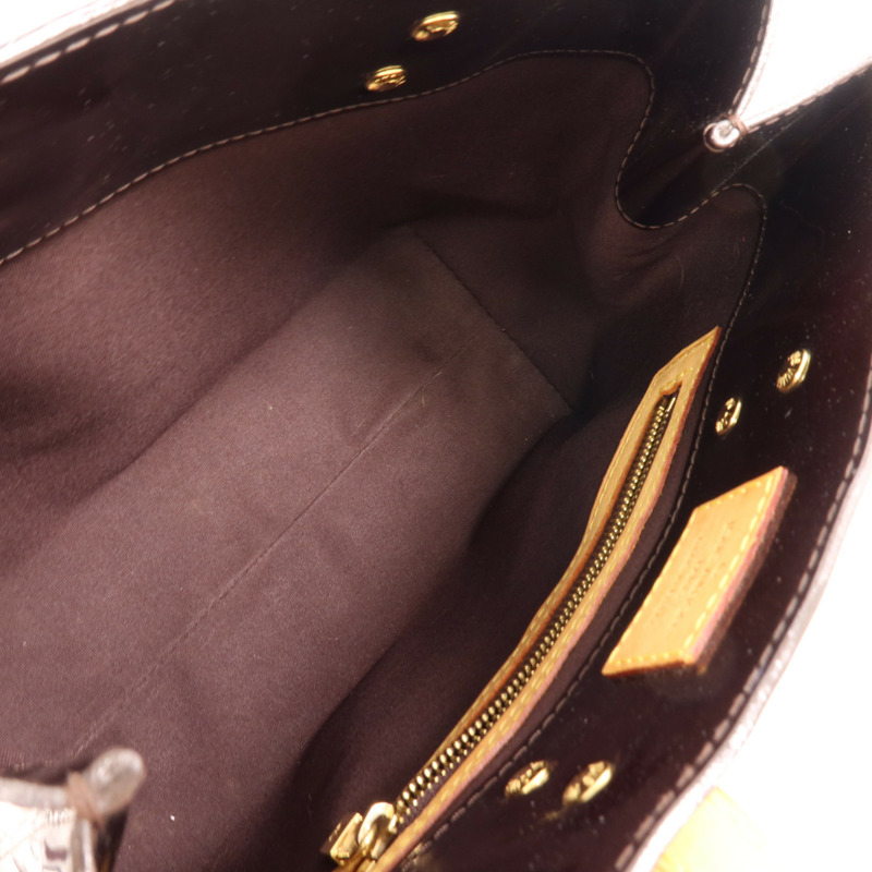LOUIS VUITTON Monogram Vernis Reade PM金扣手挽袋-4